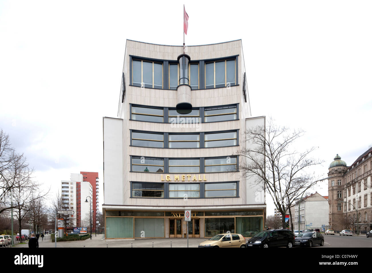 House of the German Metalworkers' Federation, IG Metall, trade union headquarters, Kreuzberg, Berlin, Germany, Europe Stock Photo