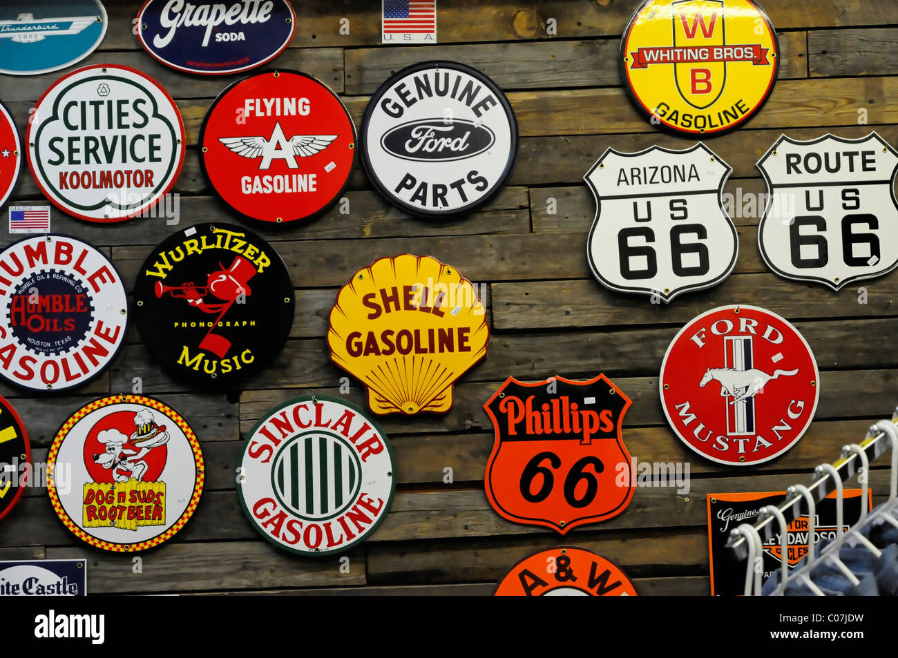 Memorabilia, souvenirs, Route 66, Seligman, Arizona, USA, North America