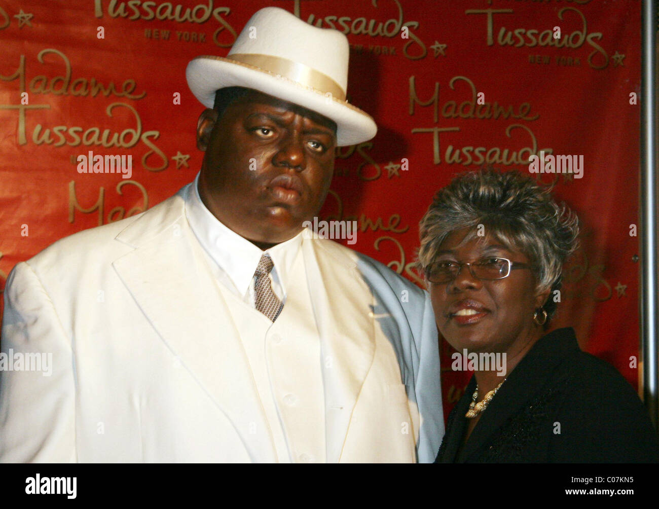 Biggie Smalls' mother Voletta Wallace Waxwork unveiling for the late