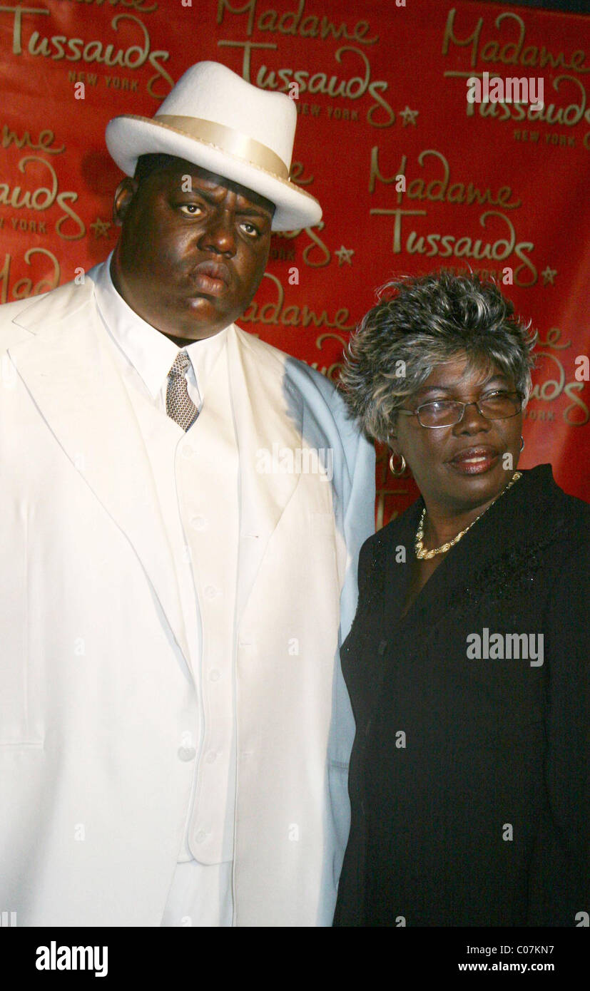 Biggie Smalls' mother Voletta Wallace Waxwork unveiling for the late