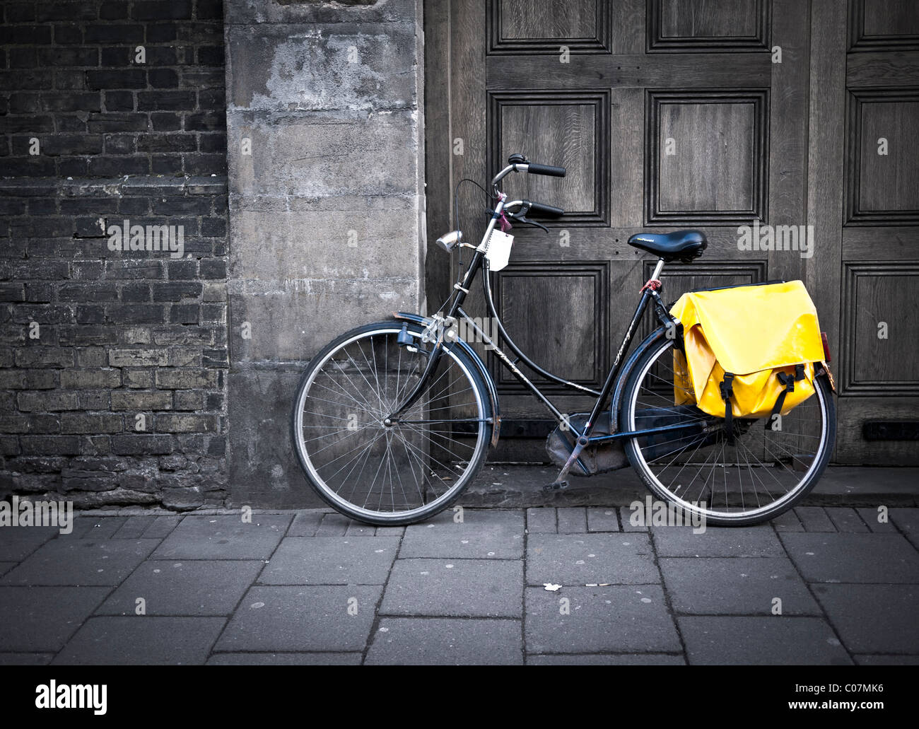 Yellow old fashioned bike new arrivals