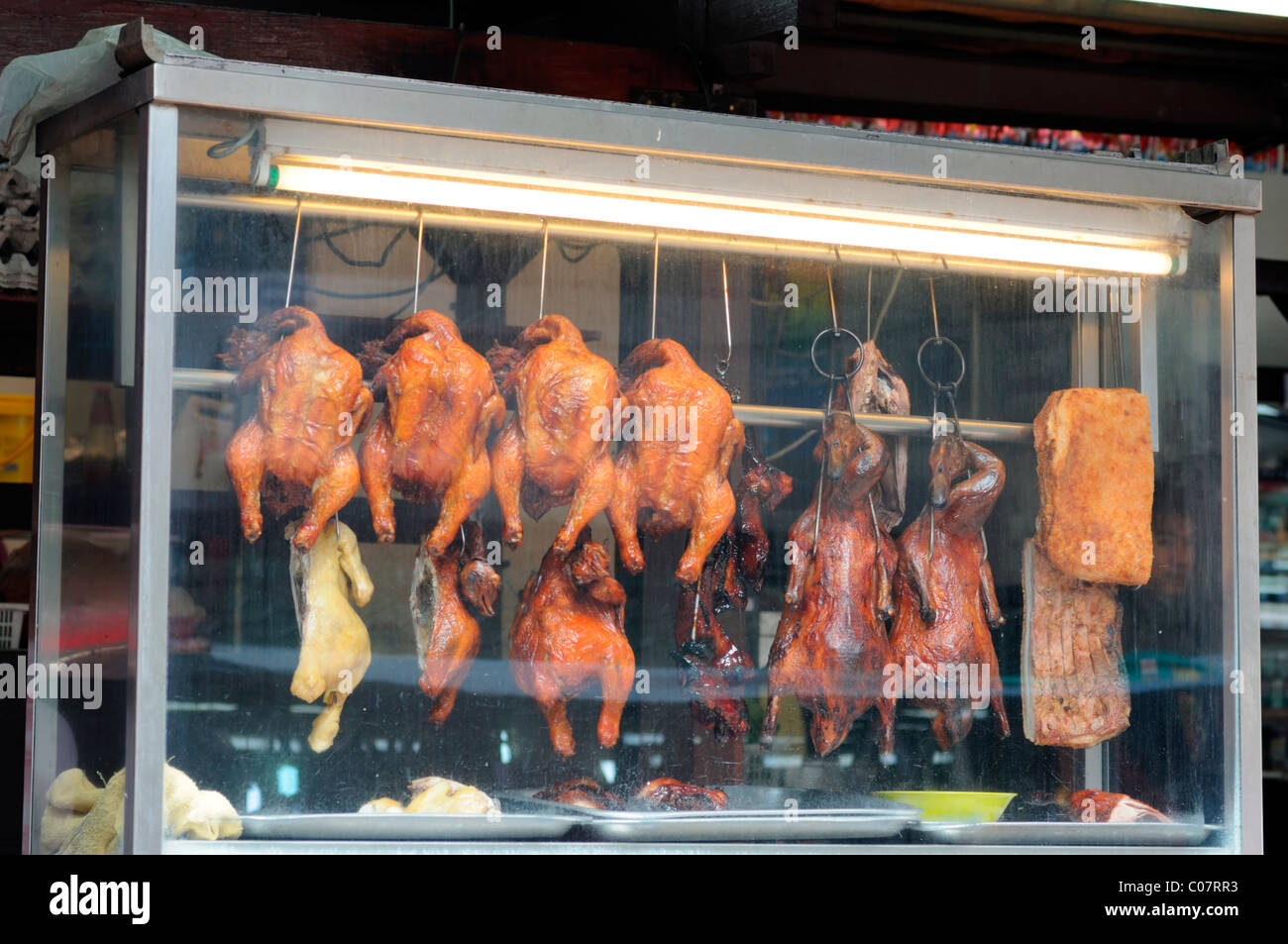 roast duck on sale kuala lumpur chinatown malaysia malaysian chinese