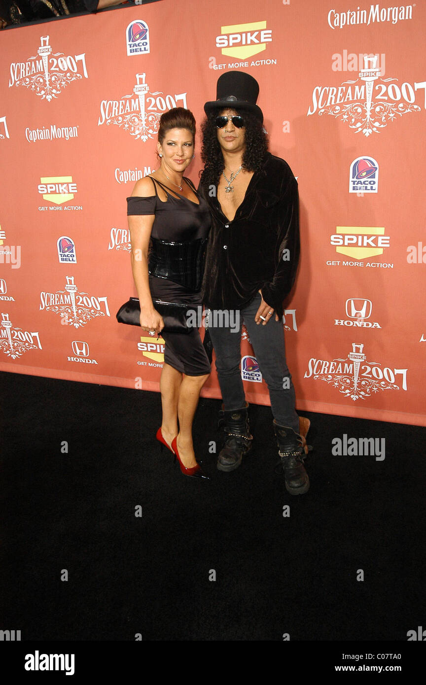 Slash and his wife Spike TV's 