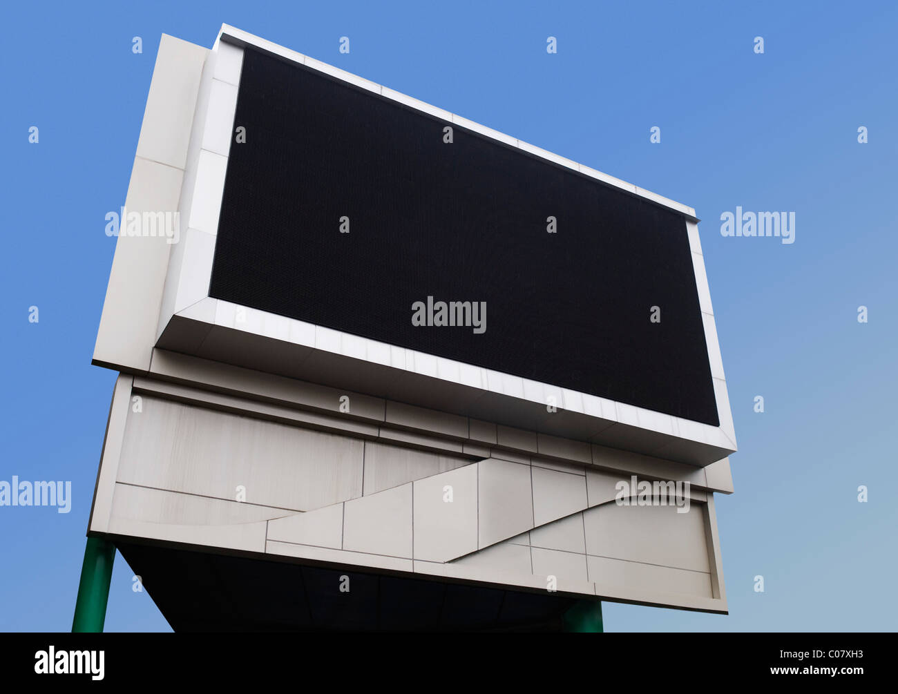 Low angle view of a display board, Bangalore, Karnataka, India Stock Photo