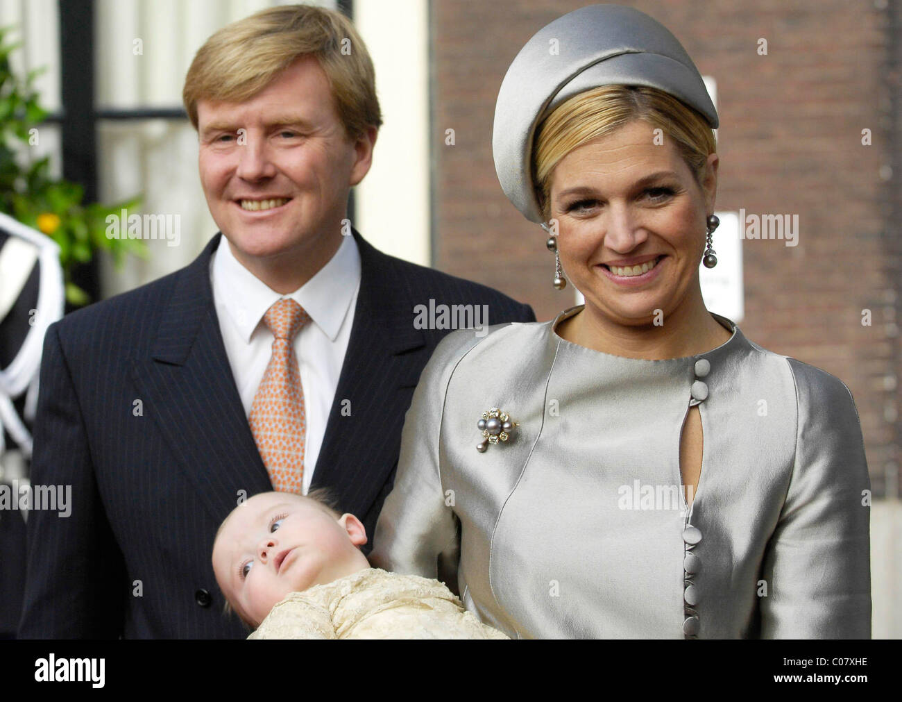 Princes Willem Alexander, Princess Maxima, Ariane Christening of ...