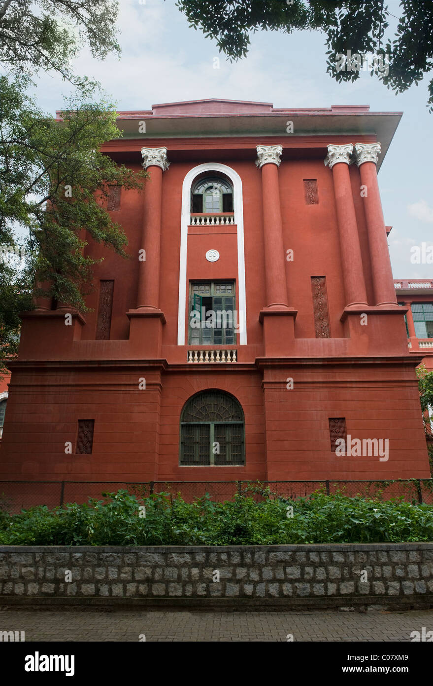 Low angle view of a building, Cubbon Park, Bangalore, Karnataka, India Stock Photo