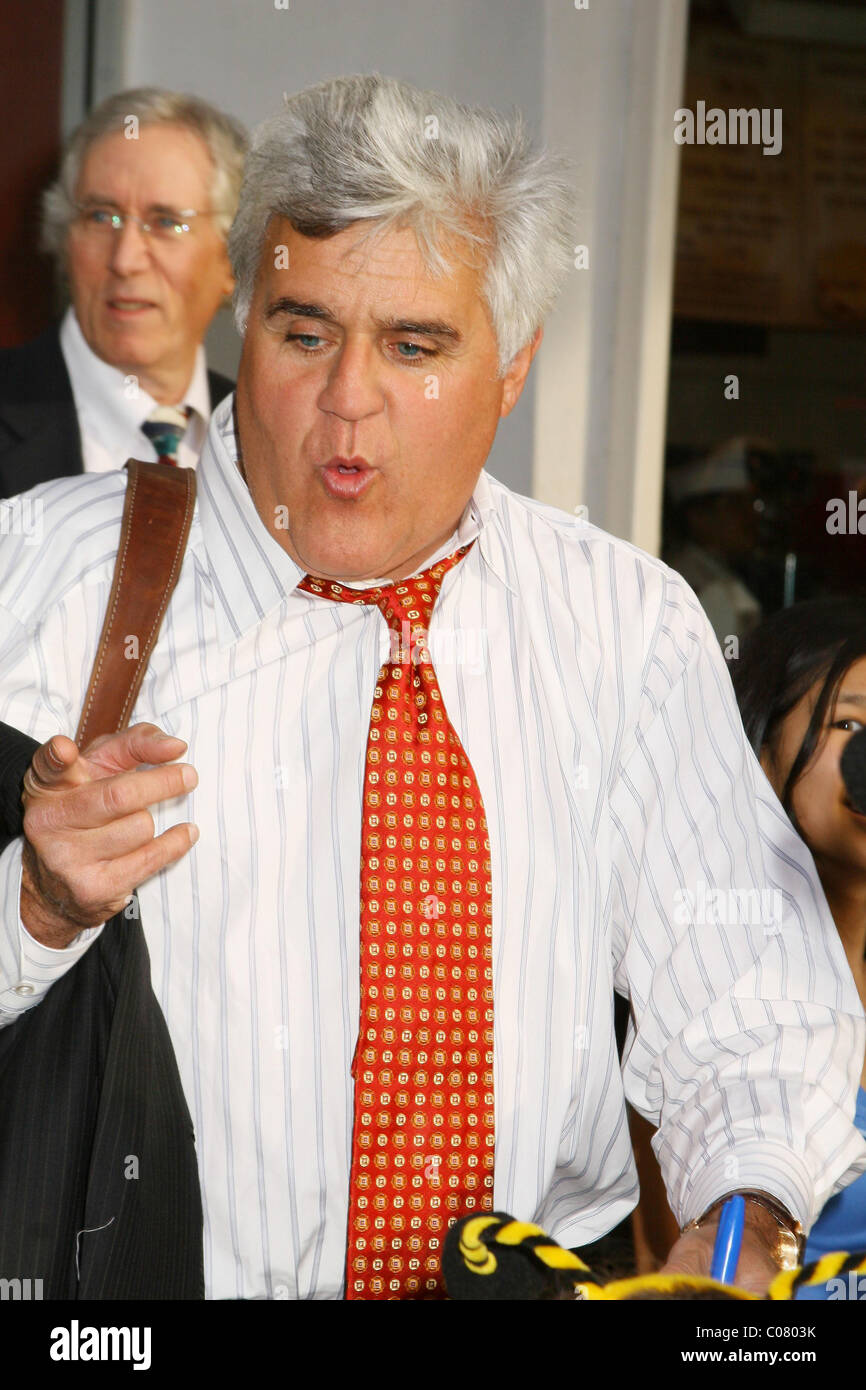 Jay Leno Los Angeles film premiere of 'Bee Movie' held at Mann Village  Theater - Arrivals Westwood, California - 28.10.07 Photo Stock Photo - Alamy
