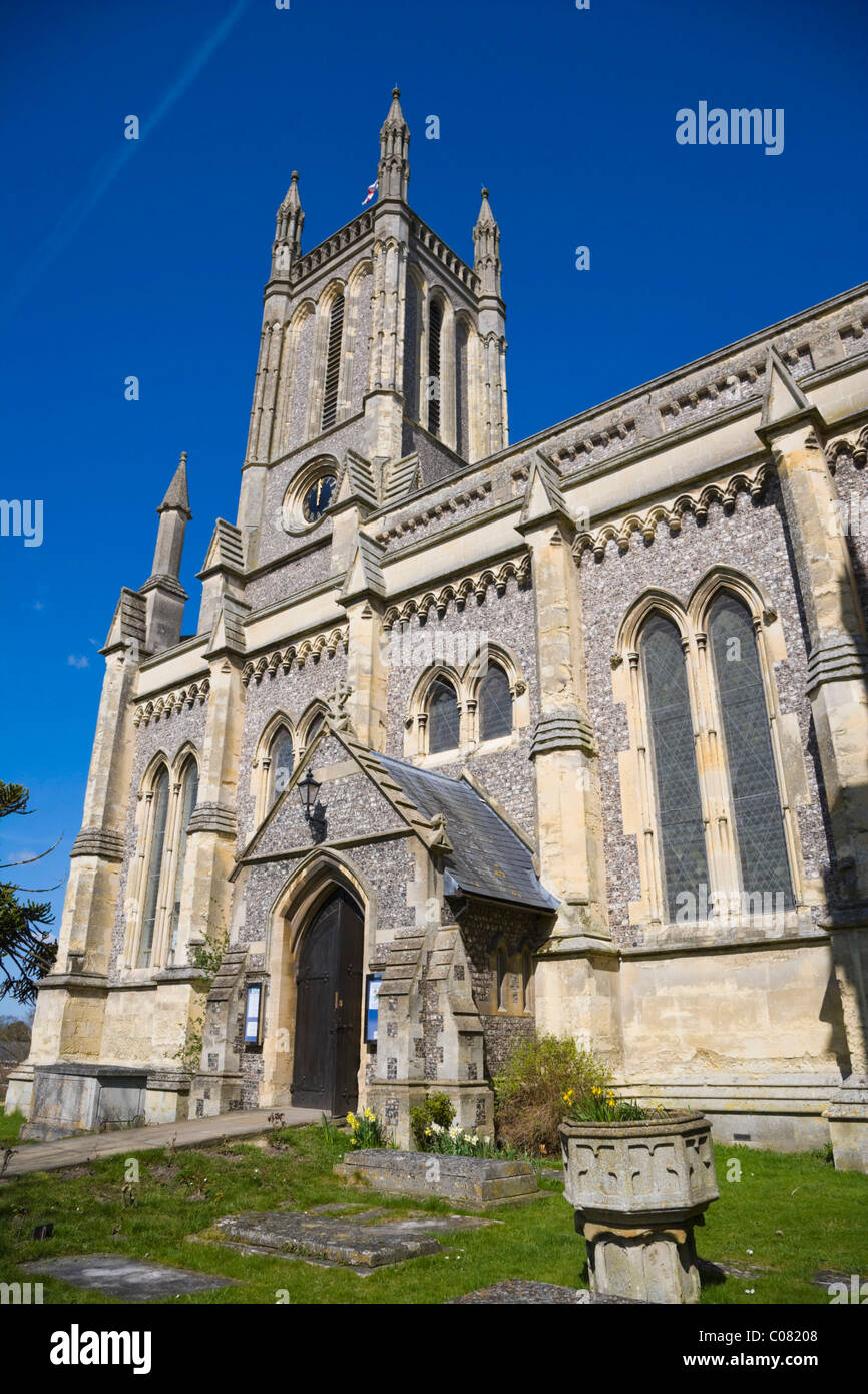 St Mary Church, Andover, Hampshire, England, United Kingdom, Europe Stock Photo