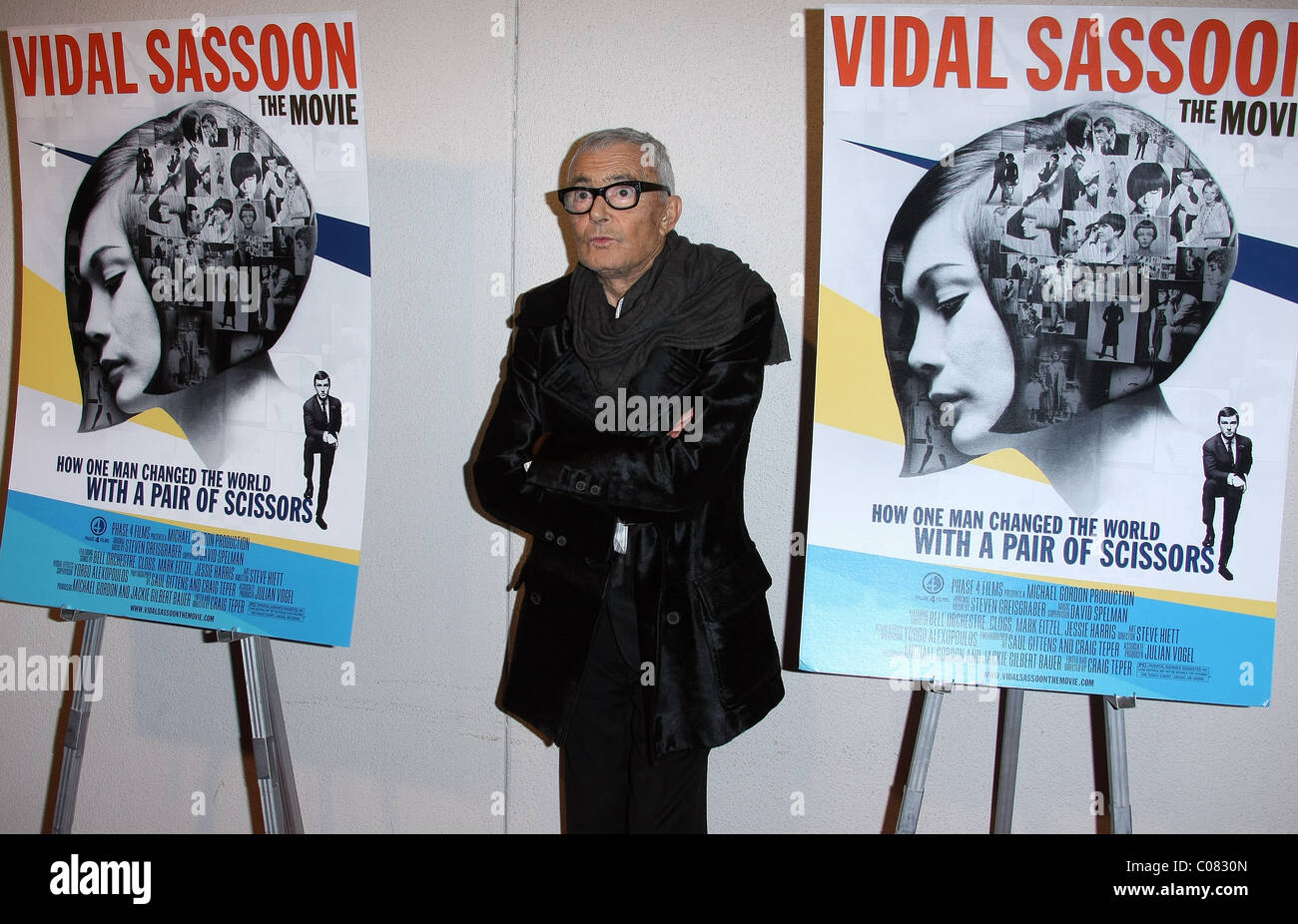 VIDAL SASSOON VIDAL SASSOON THE MOVIE PREMIERE WESTWOOD LOS ANGELES