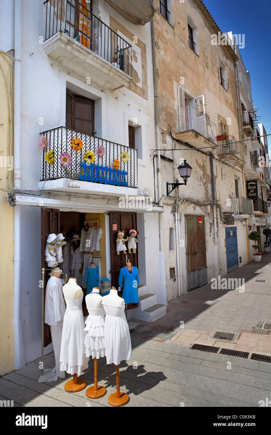 Shop in Old Town. Ibiza. Spain. Stock Photo