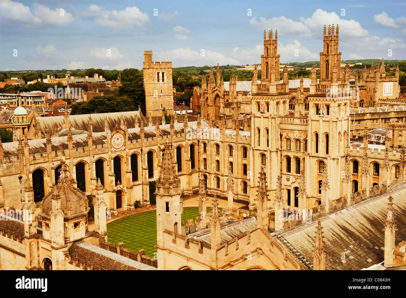 University buildings in a city, Oxford University, Oxford, Oxfordshire,  England Stock Photo - Alamy