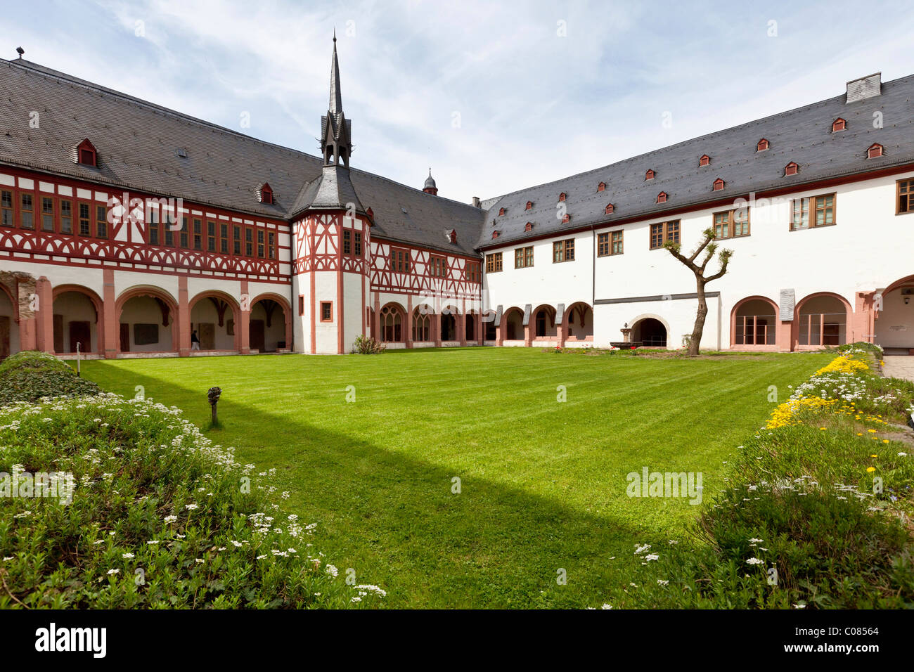 Kloster Eberbach Abbey, Eltville am Rhein, Rheingau, Hesse, Germany, Europe Stock Photo