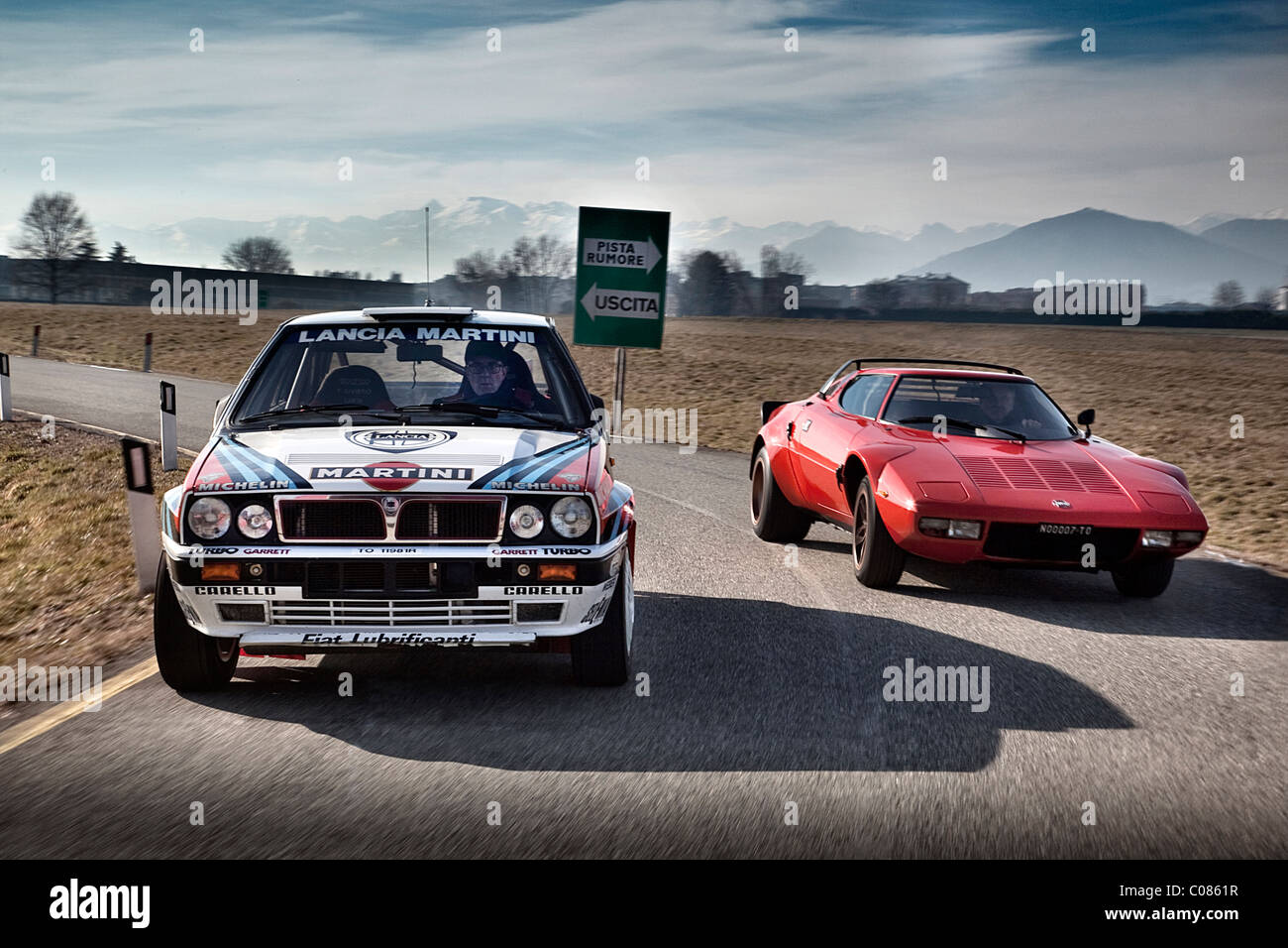 Lancia Delta Integrale 8V 1988 & 1975 Lancia Stratos Group 4