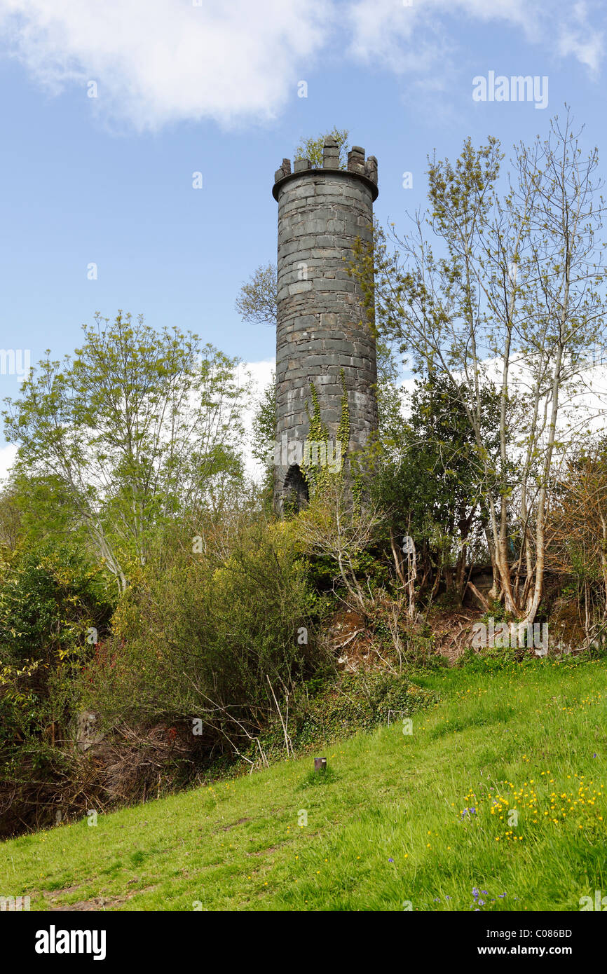 Watchtower, Lord Brandon's Cottage, Killarney National Park, County Kerry, Ireland, British Isles, Europe Stock Photo