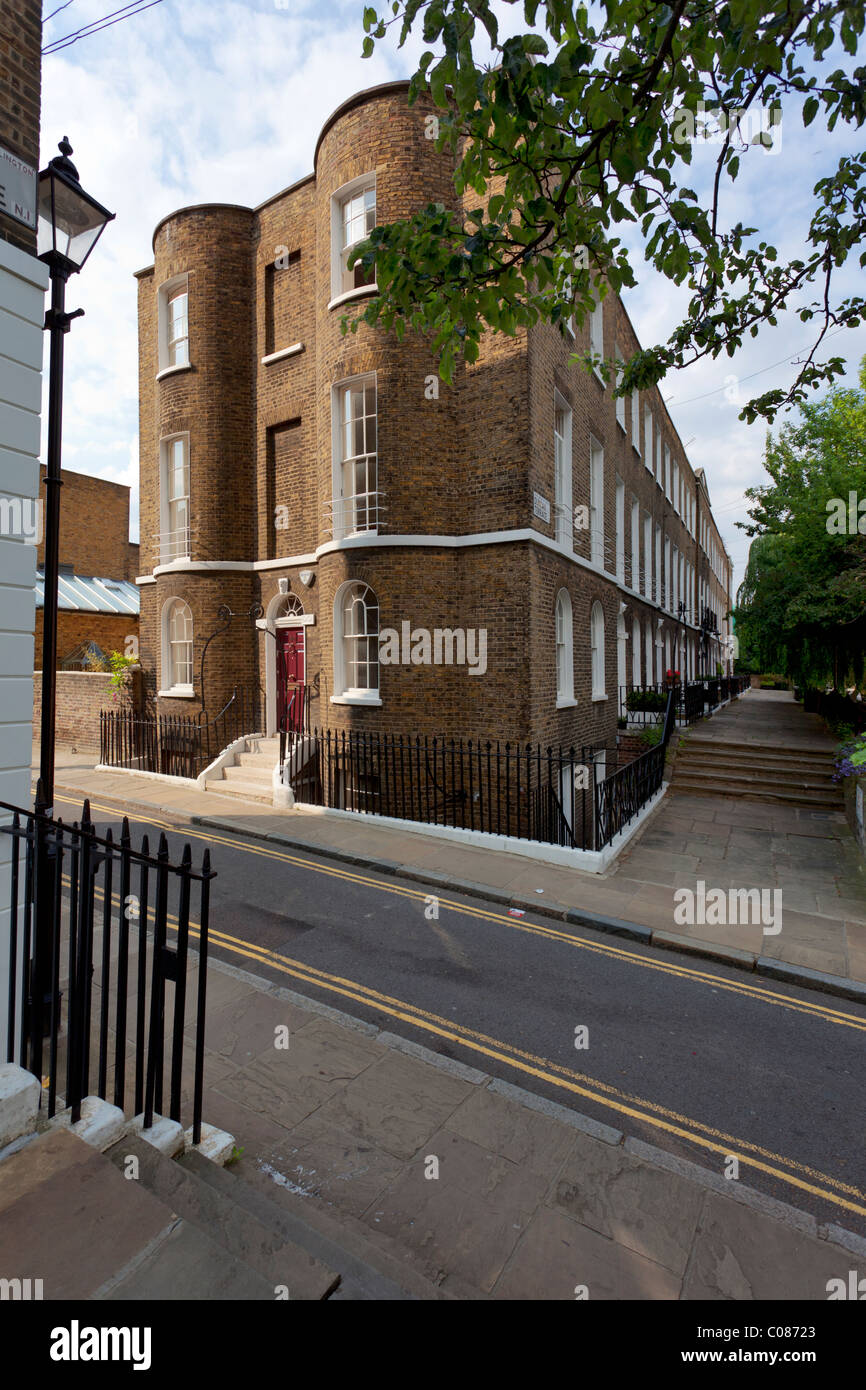 Upmarket housing in trendy Islington Stock Photo Alamy