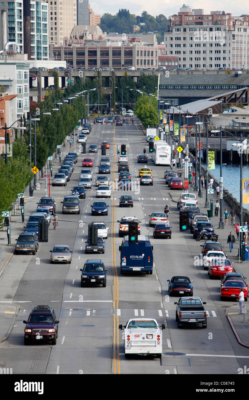 Alaskan way seattle hires stock photography and images Alamy