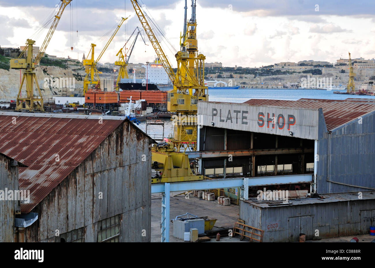 ship yard plate shop Stock Photo - Alamy