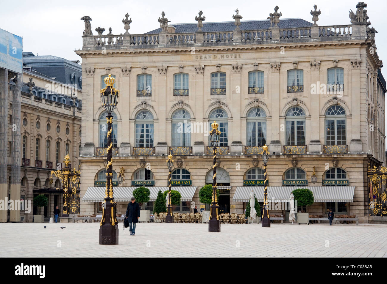 Grand Hotel at Place Stanislas in Nancy, Lorraine, France. Stock Photo