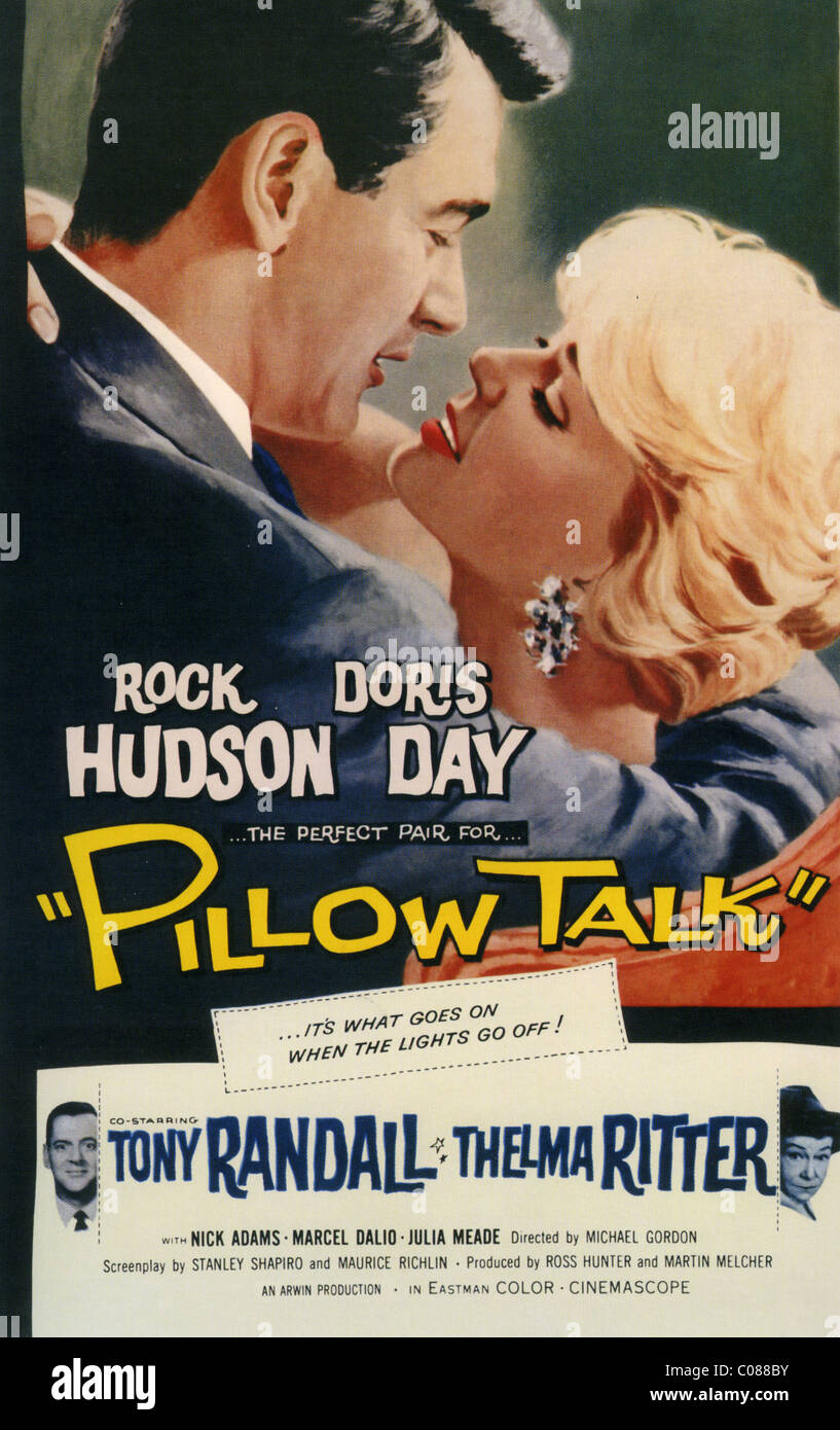 PILLOW TALK Poster for 1959 Universal film with Doris Day and Rock