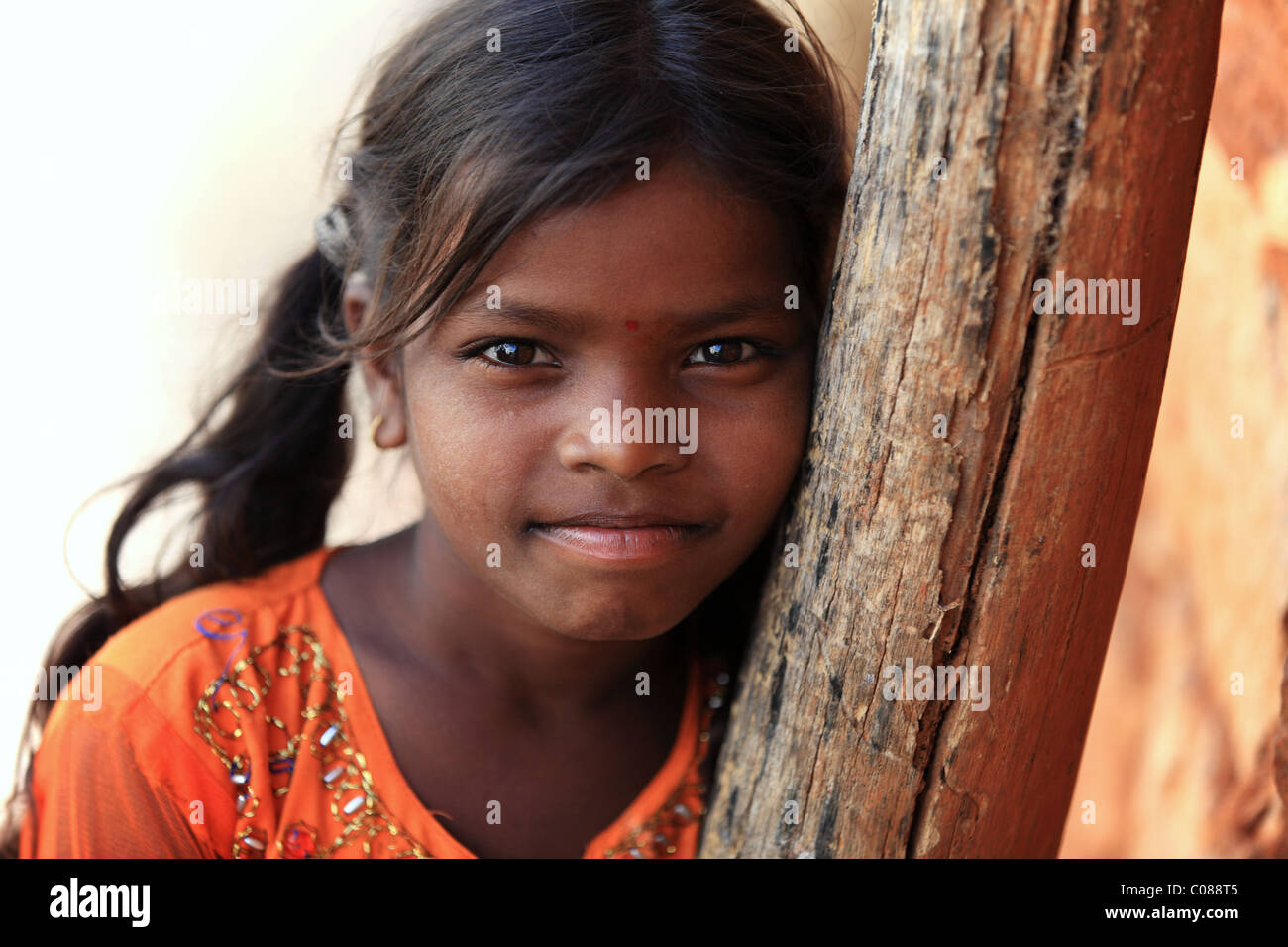 girl Andhra Pradesh South India Stock Photo - Alamy