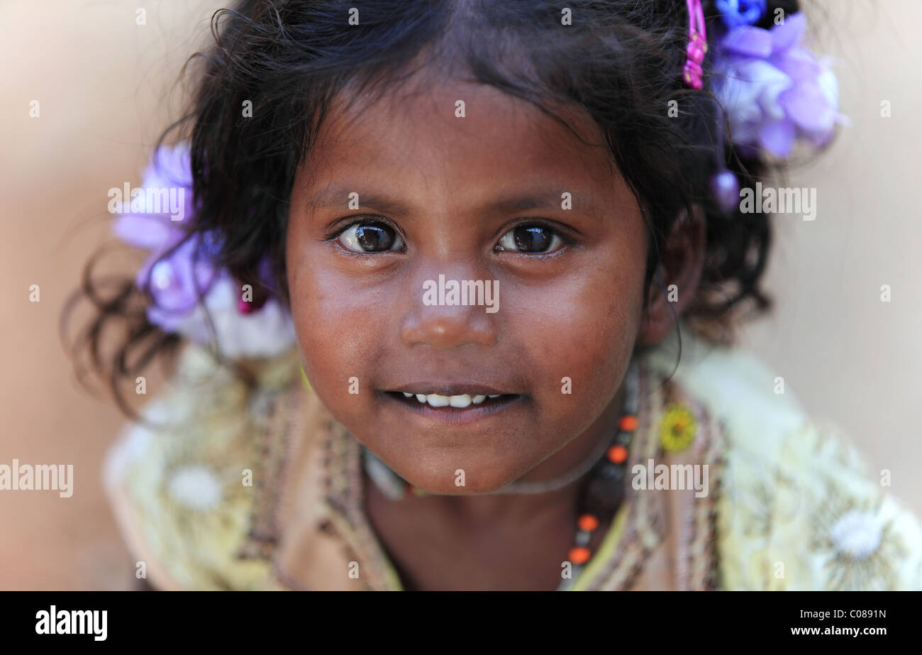 girl Andhra Pradesh South India Stock Photo - Alamy
