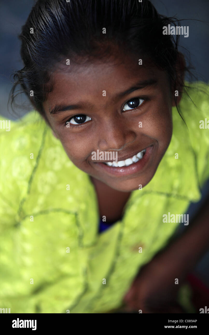 girl Andhra Pradesh South India Stock Photo - Alamy