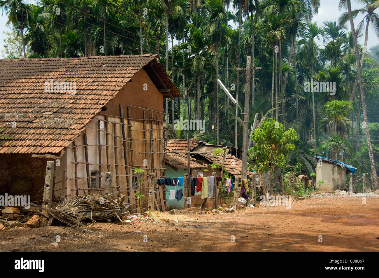India, Goa, Old Goa. Typical country home Stock Photo 34605151 Alamy