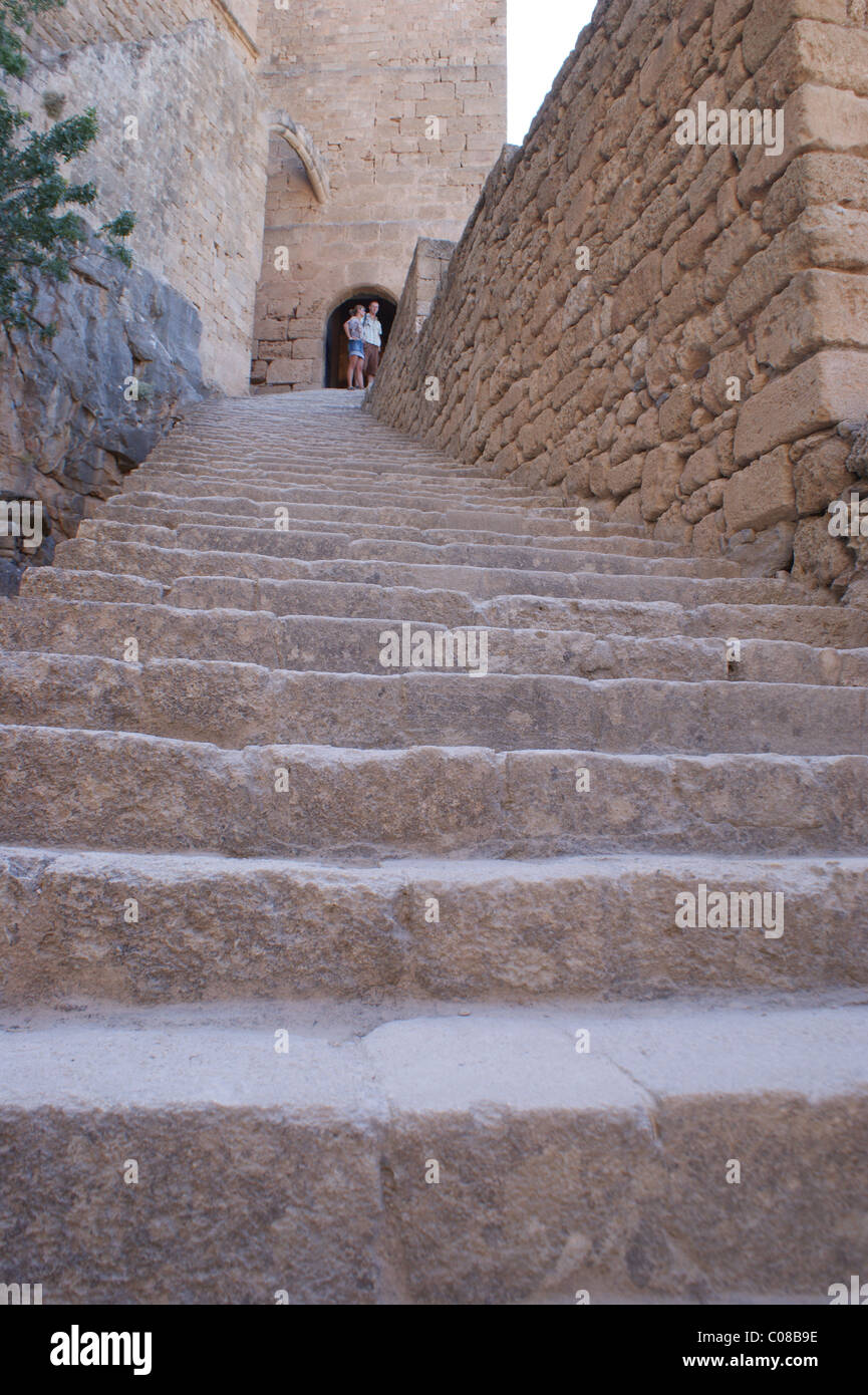 Rhoades Steps Greece rhodes steps stairs hi-res stock photography and images - Alamy