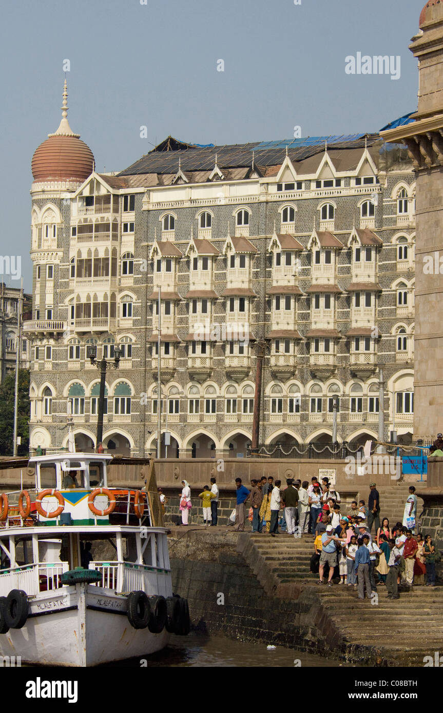 India, state of Maharashtra, Mumbai (aka Bombay). Waterfront area. Stock Photo