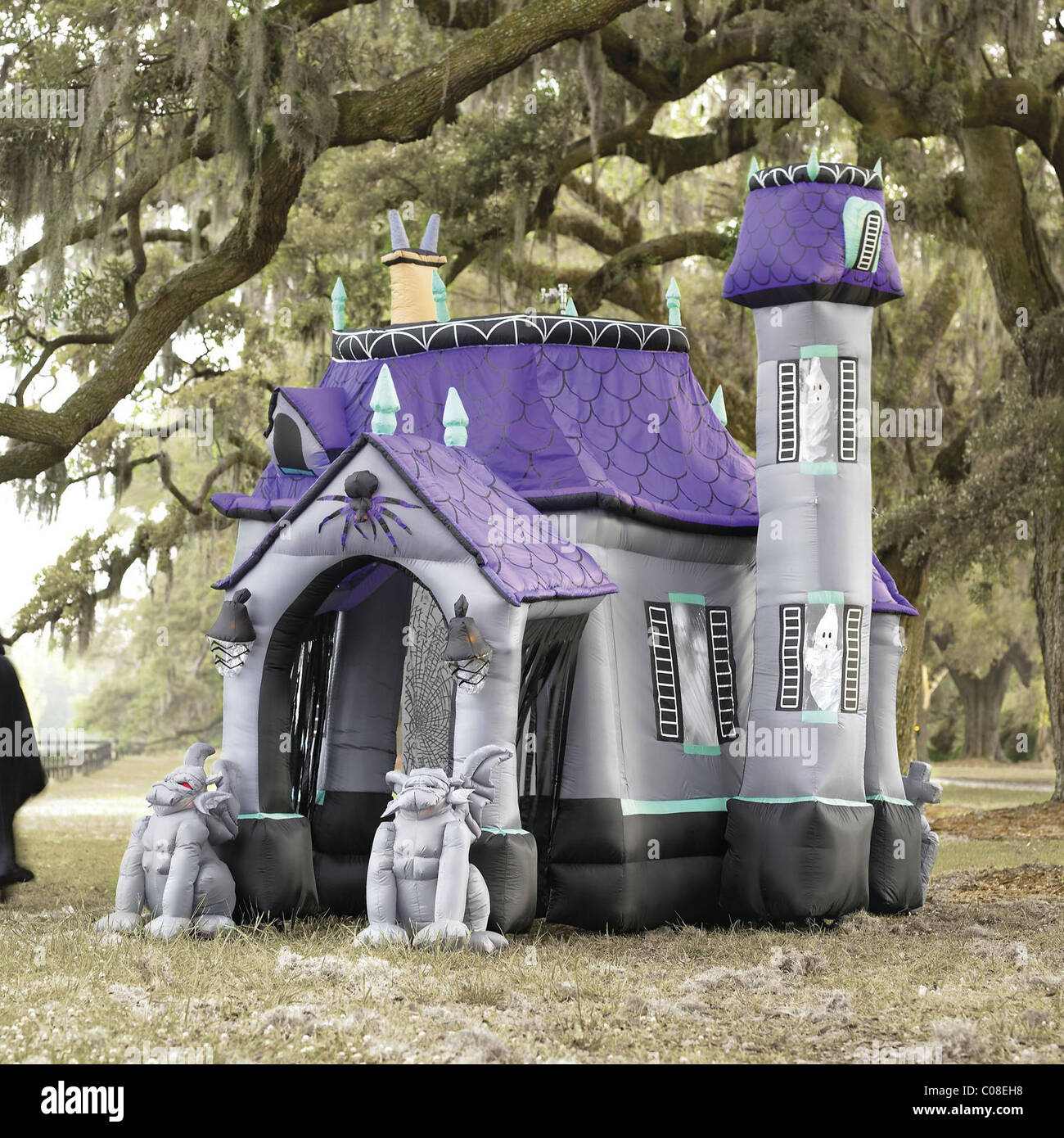 Inflatable Halloween Castle The Inflatable Cryptic Halloween Castle ...