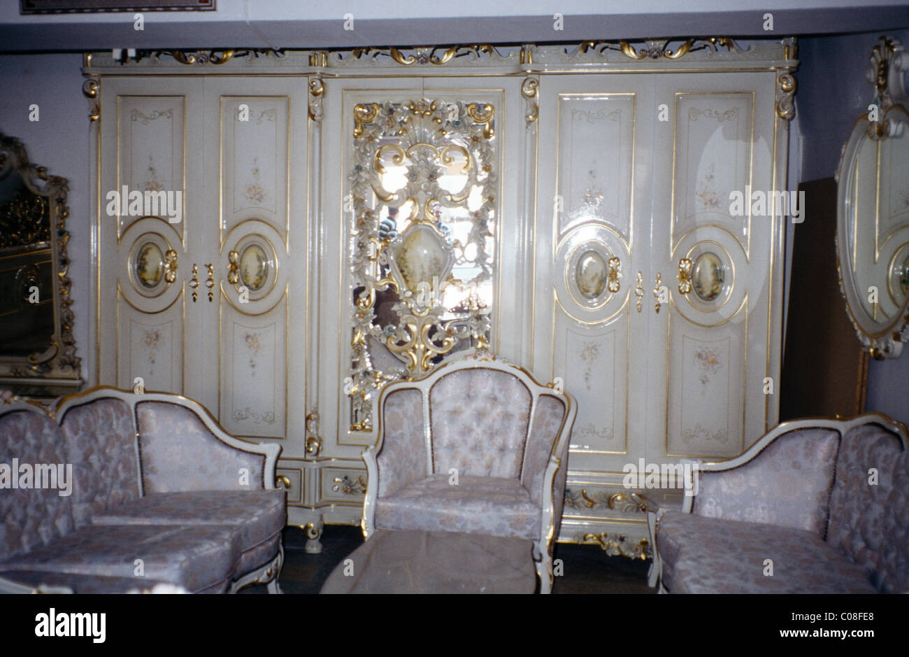 Tripoli Lebanon Souk Al Haraj Furniture Shop Stock Photo Alamy