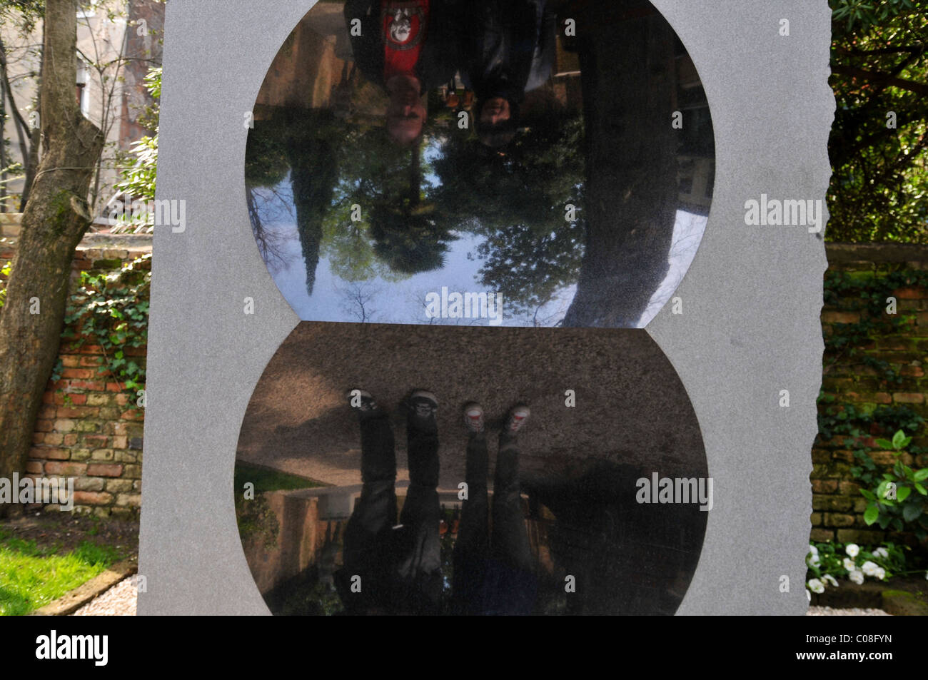 Peggy Guggenheim Museum, Venice, Italy. Exhibits Stock Photo