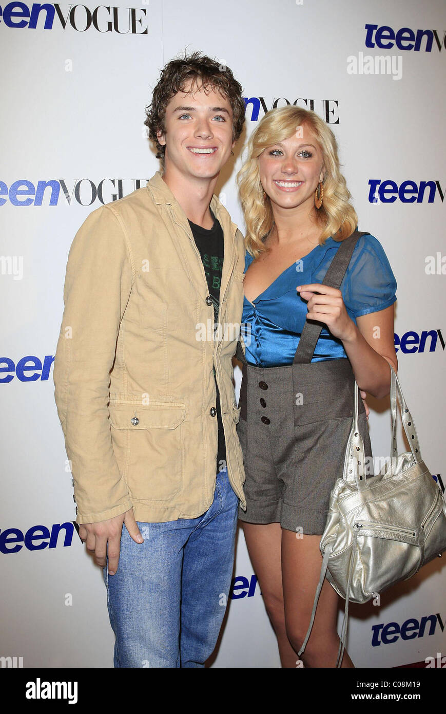 Jeremy Sumpter and Alissa Tabit Teen Vogue Young Hollywood Party held at Vibiana - arrivals Los Angeles, California - 20.09.07 Stock Photo