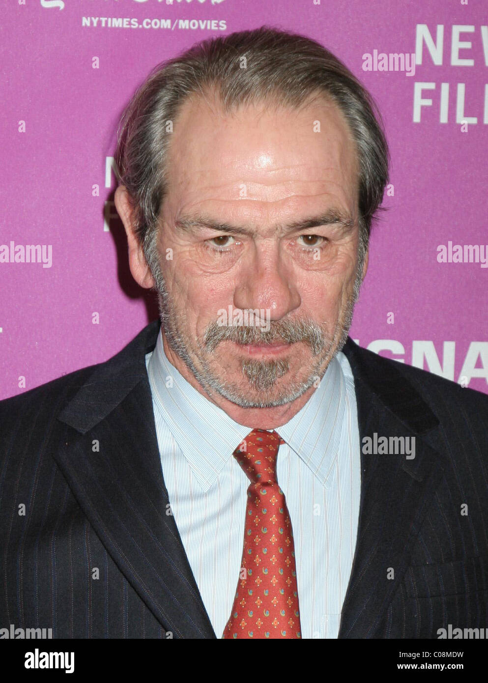 Tommy Lee Jones and wife Arrivals for NYFF 