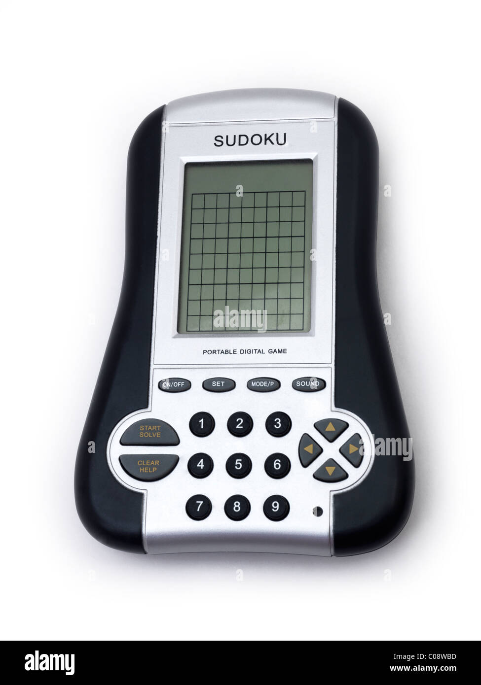 Electronic Sudoku Game Stock Photo