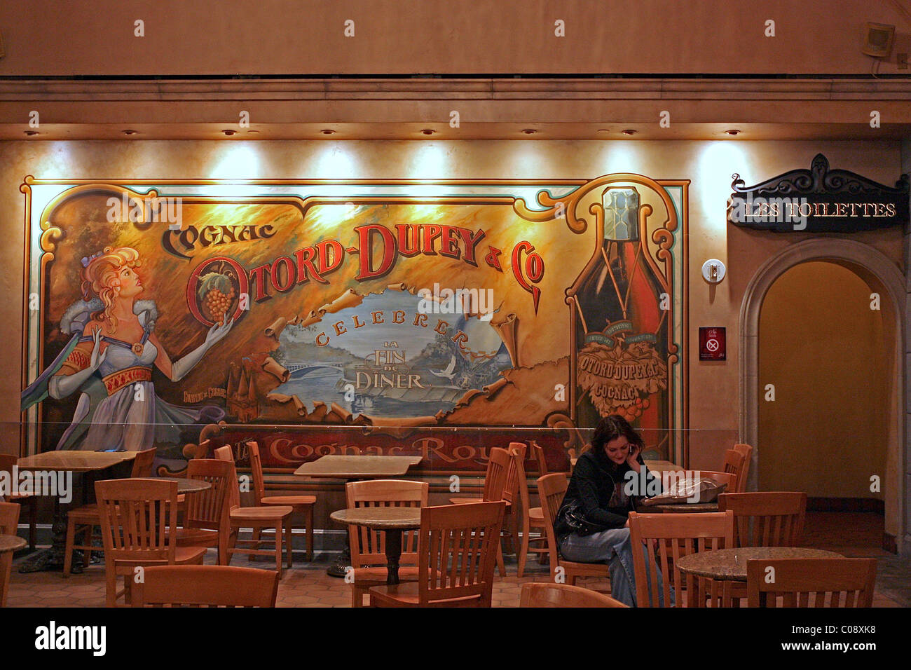 A cafe at the Paris Las Vegas Hotel and Casino Stock Photo Alamy