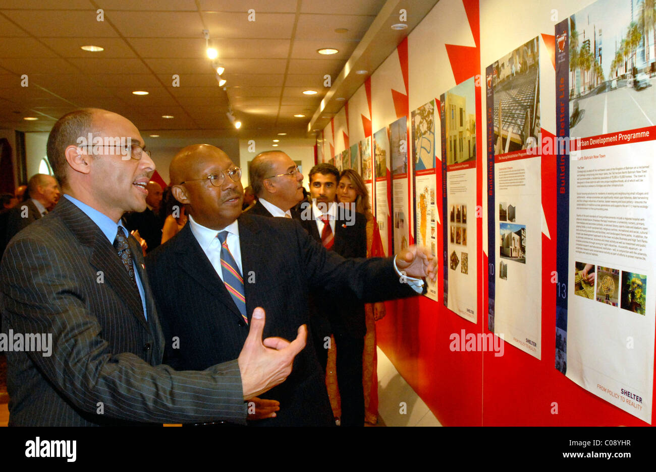 Hassan Al Shehab Of Tourism Affairs Speaks With Alphonso Jackson Hi res 