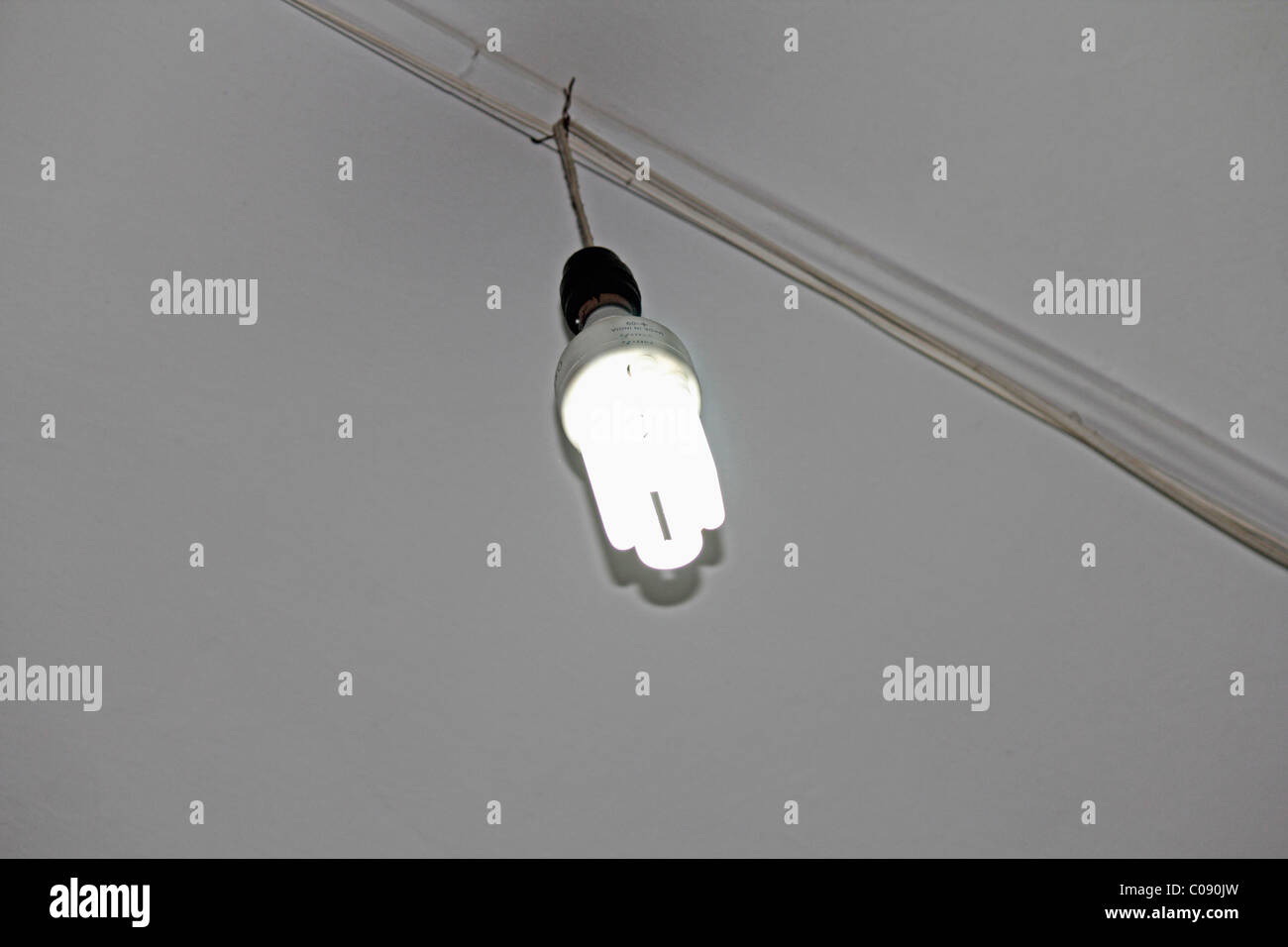 Compact fluorescent lamp Stock Photo Alamy