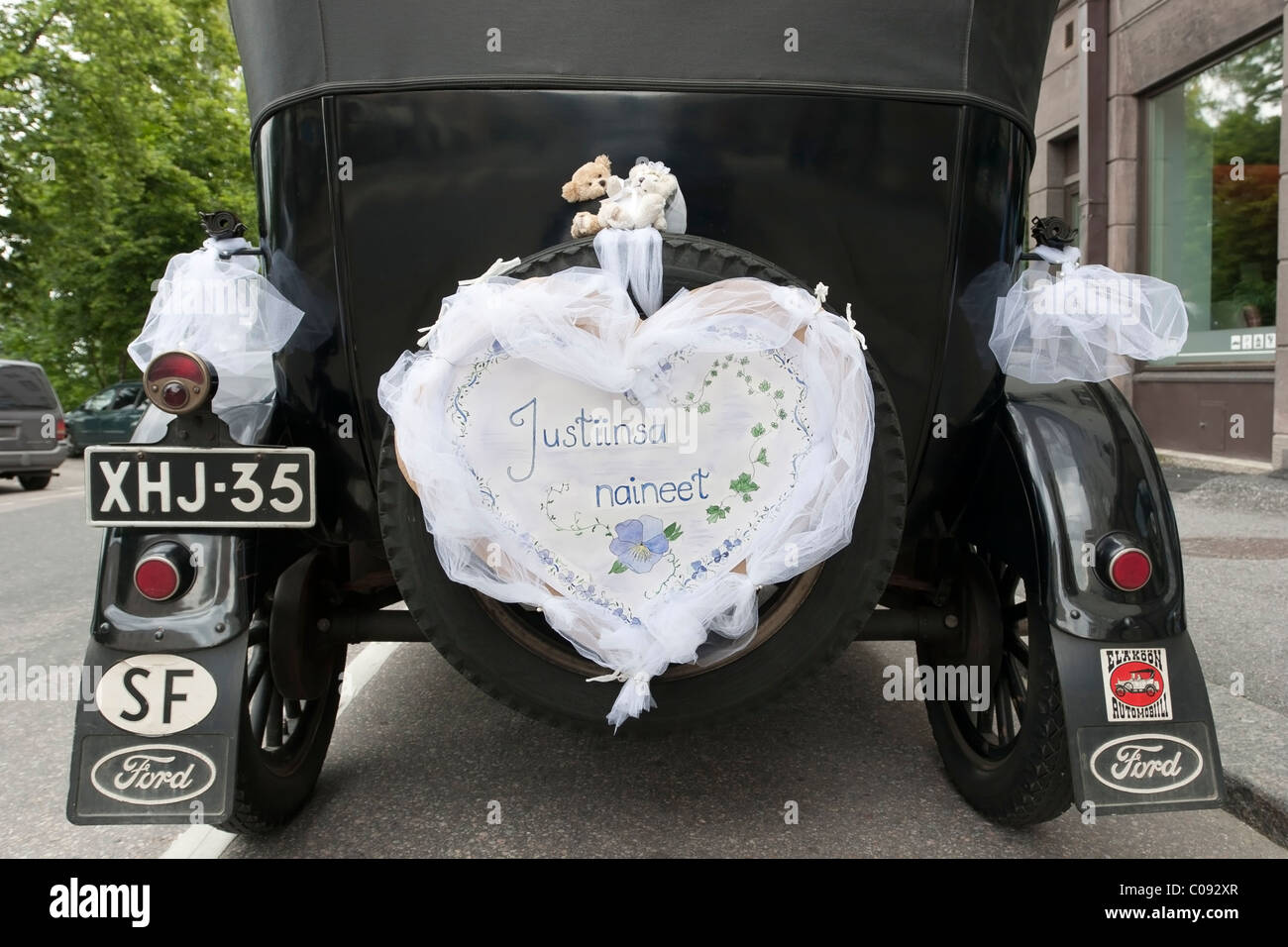 Wedding Car Decoration Stock Photos Wedding Car Decoration Stock