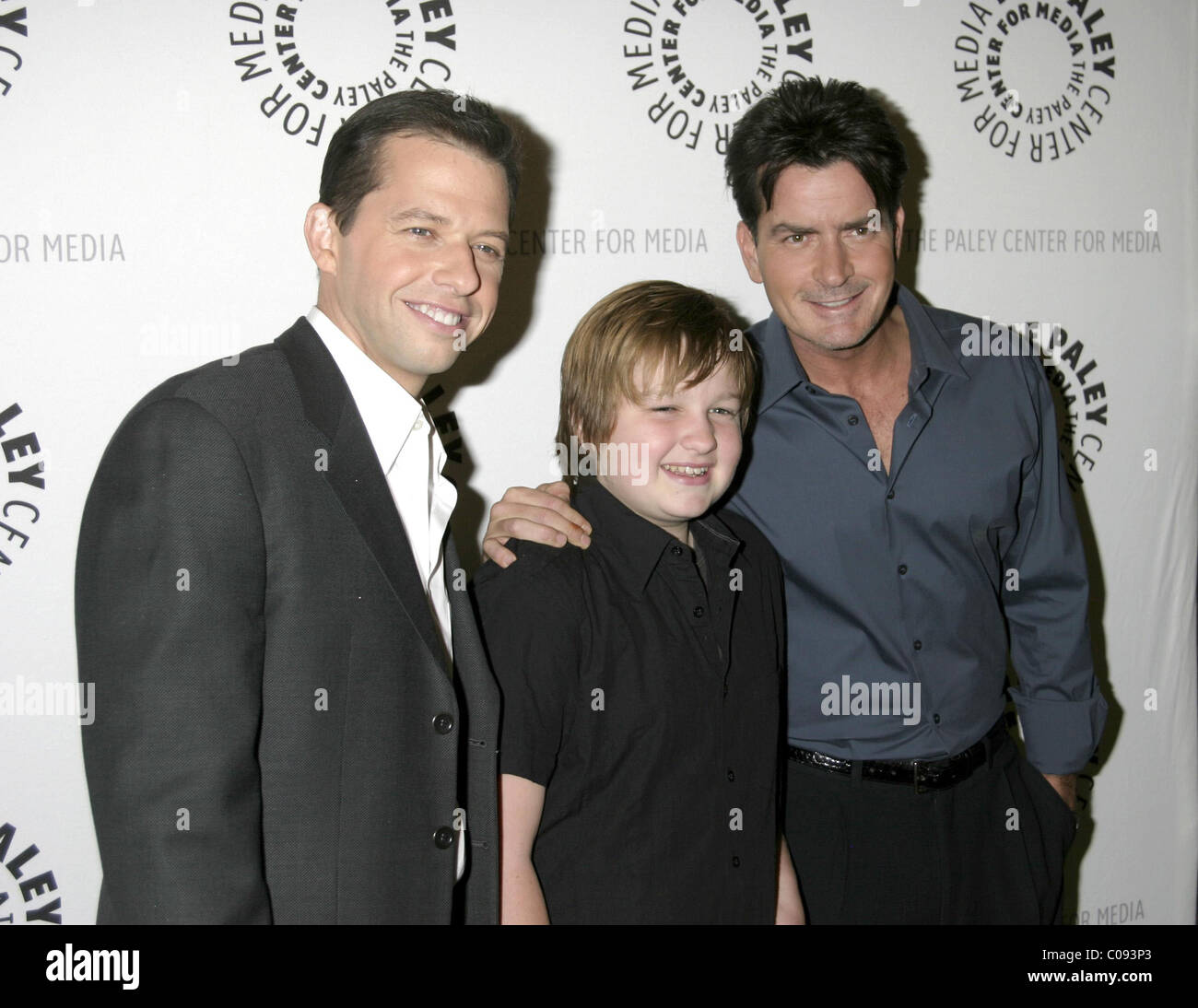 Jon Cryer, Angus T. Jones and Charlie Sheen 