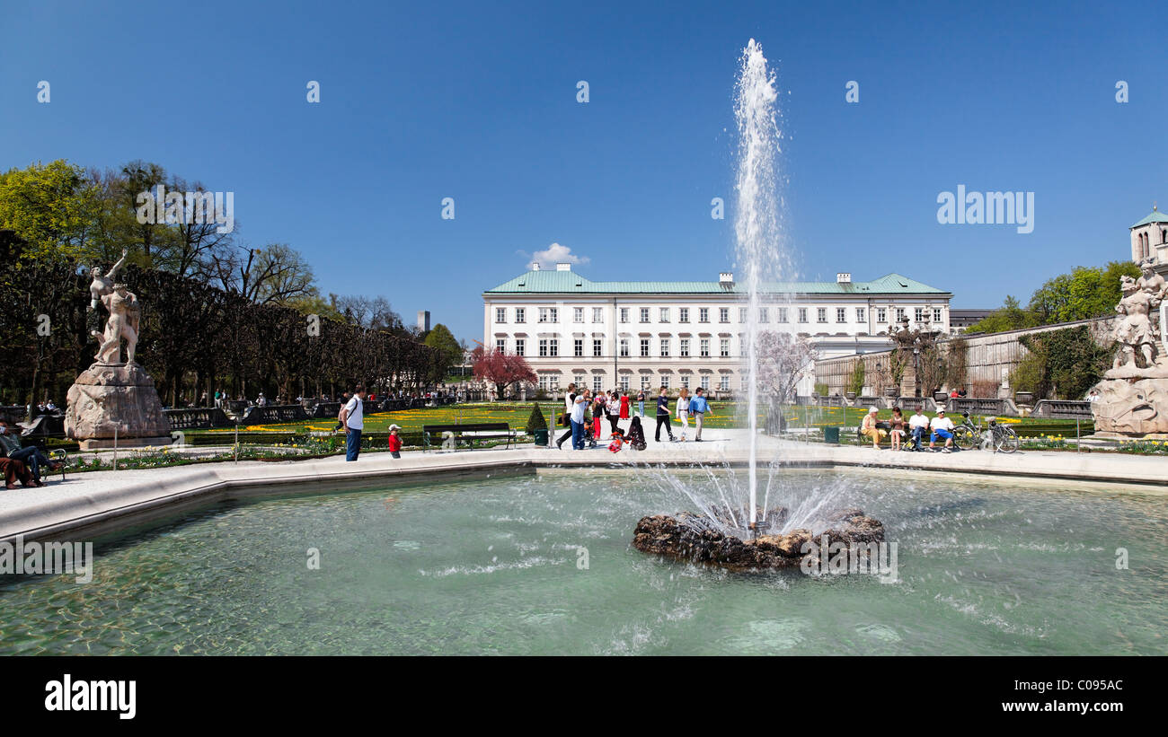 Mirabell Palace and Gardens, Salzburg, Salzburger Land, Austria, Europe Stock Photo