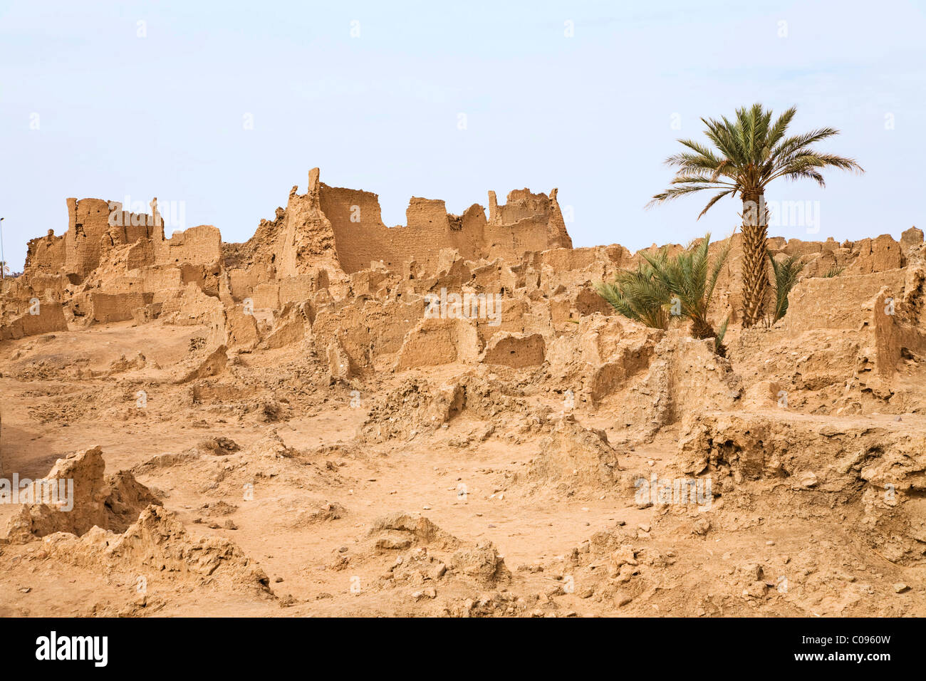 Ruins of Germa, medieval capital of the Garamantes, Libya, Sahara, North Africa, Africa Stock Photo