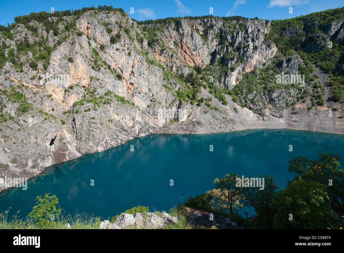 Modro Jezero, Blue Lake, Imotski, County of Split-Dalmatia, Croatia, Europe  Stock Photo - Alamy