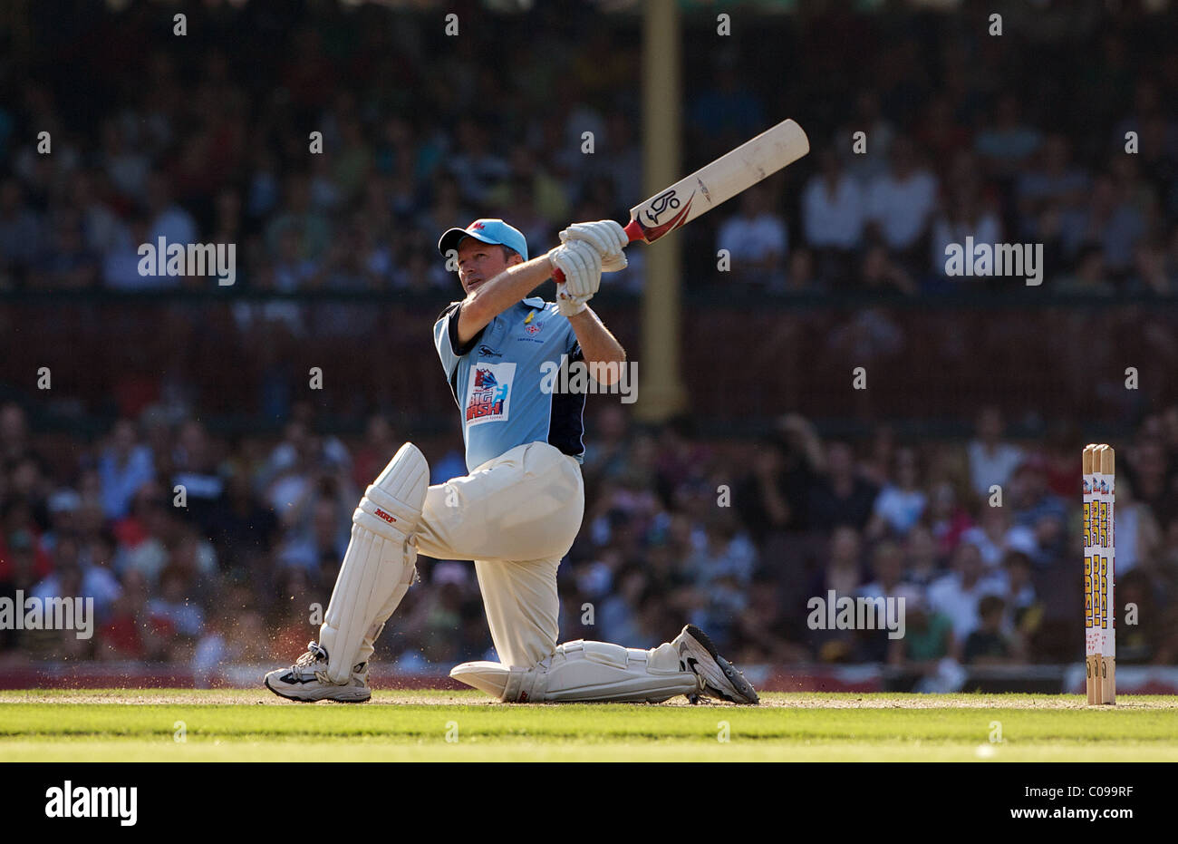 Steve Waugh in action during Australia's Big Bash Cricket match to ...