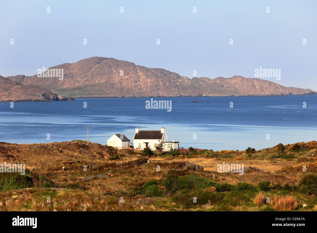 Coastline near Eyeries, Beara Peninsula, County Cork, Ireland, British Isles, Europe Stock Photo