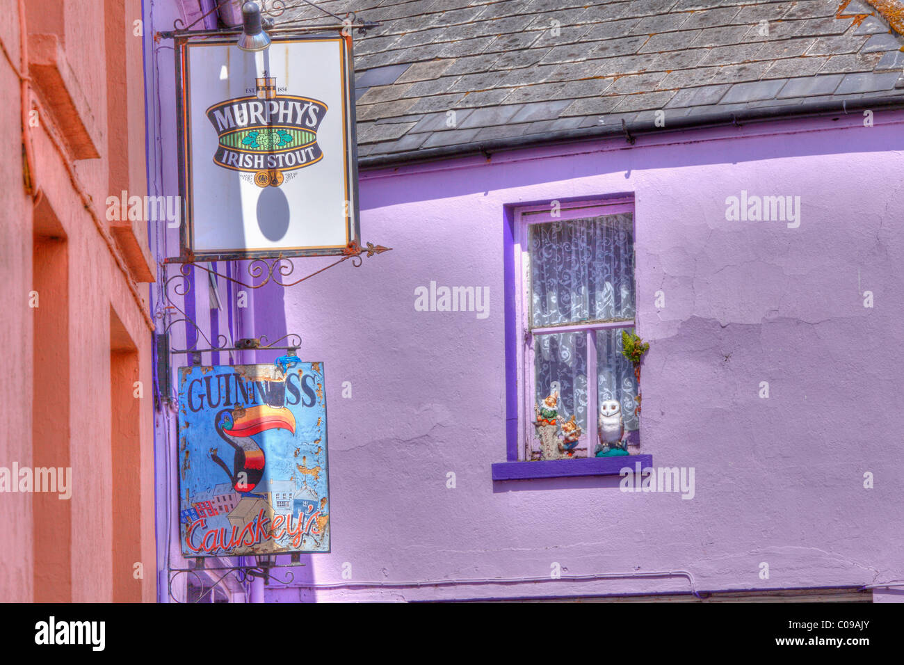 Causkeys Pub, Eyeries, Beara Peninsula, County Cork, Ireland, British Isles, Europe Stock Photo