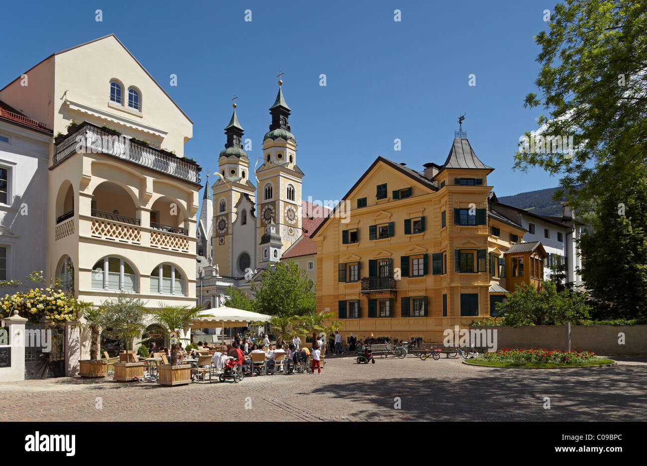 Dom Mariae Aufnahme in den Himmel und St. Kassian zu Brixen cathedral, old town, Brixen, South Tyrol, Italy, Europe Stock Photo