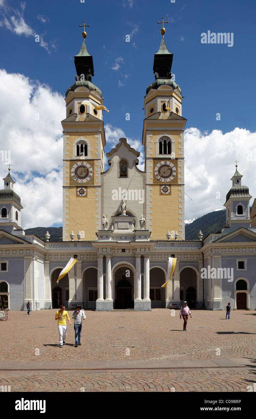 Dom Mariae Aufnahme in den Himmel und St. Kassian zu Brixen cathedral, old town, Brixen, South Tyrol, Italy, Europe Stock Photo