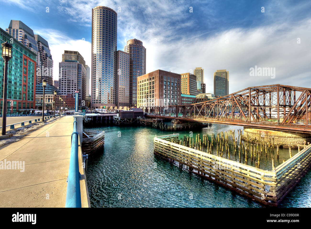 Boston financial district hires stock photography and images Alamy
