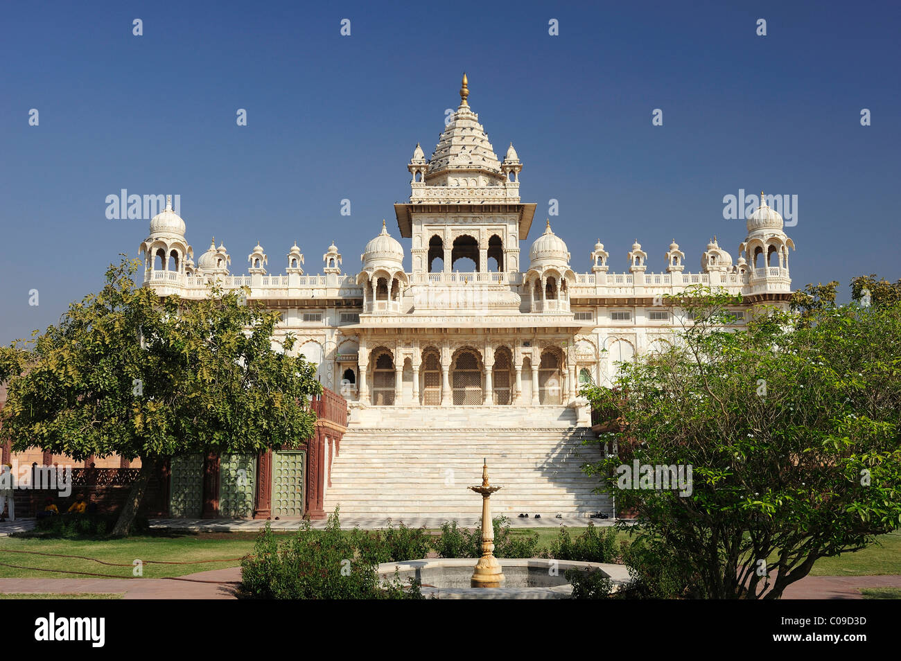 Jaswant Tada tomb of white marble, Jodhpur, Rajasthan, India, Asia